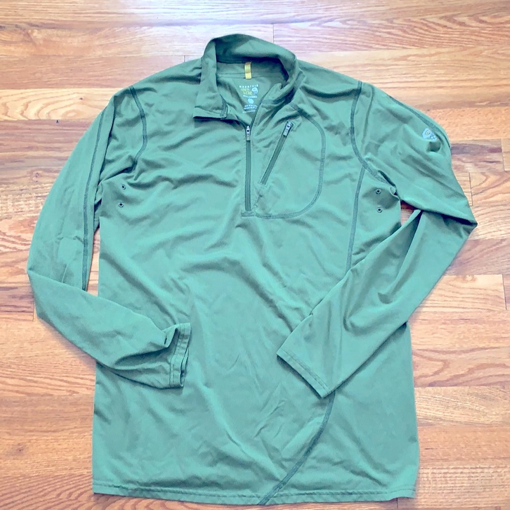 Mountain Hardwear Base Layer Shell 1/4 Zip Pullover